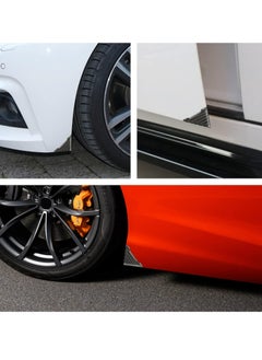Generic 4 Pcs Car Door Edge Guards Door Anti-Collision Strip Anti-Rub Trim Carbon Fiber Texture Accessories Door Corner Bumper Protector Anti-Scratch Universal for All Cars SUV (Black)  - Image 4