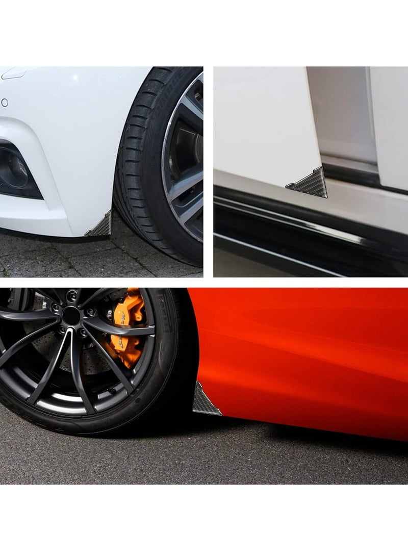 Generic 4 Pcs Car Door Edge Guards Door Anti-Collision Strip Anti-Rub Trim Carbon Fiber Texture Accessories Door Corner Bumper Protector Anti-Scratch Universal for All Cars SUV (Black)  - Image 4