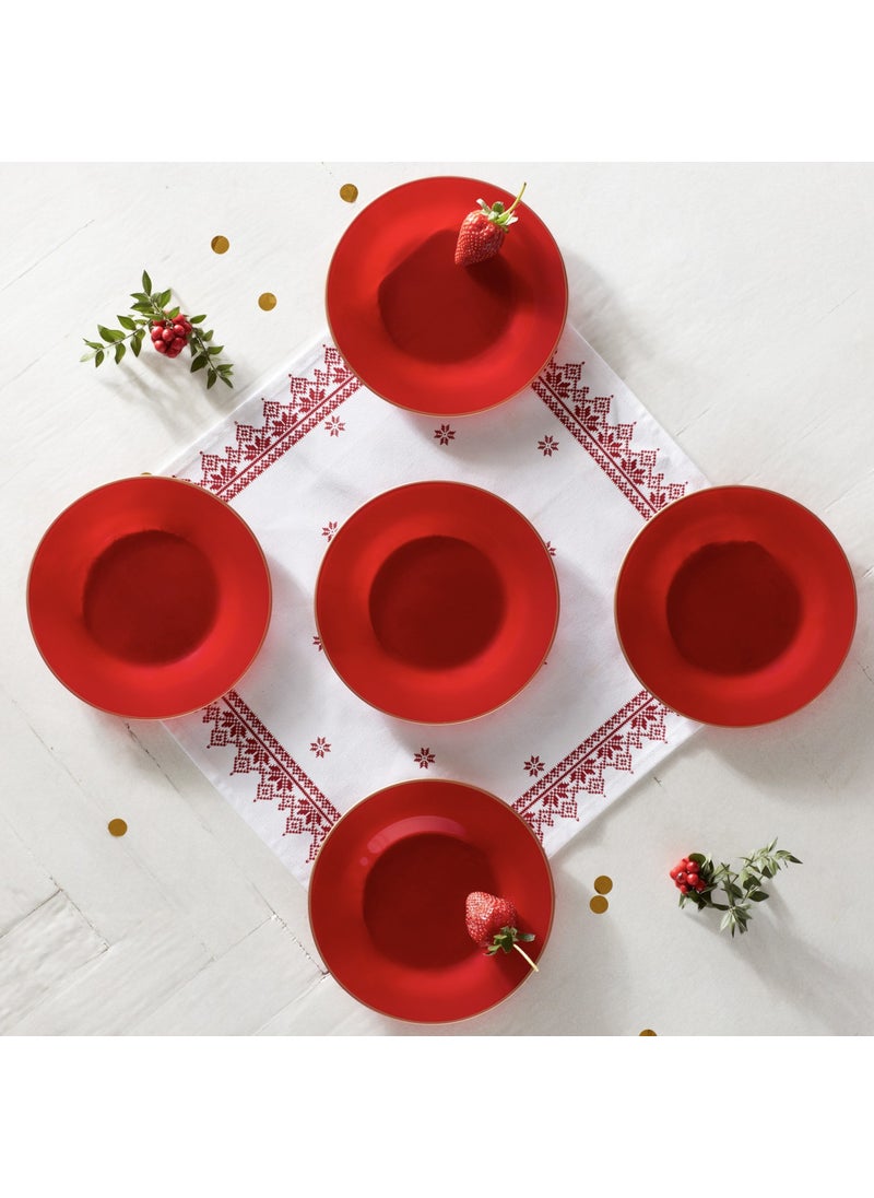 Retro Red 6 Piece Cake Set - pzsku/Z9B58863C7FD0F1CBD5BBZ/45/_/1729217645/be13d95e-9512-4bc7-b04c-88ff249239c3