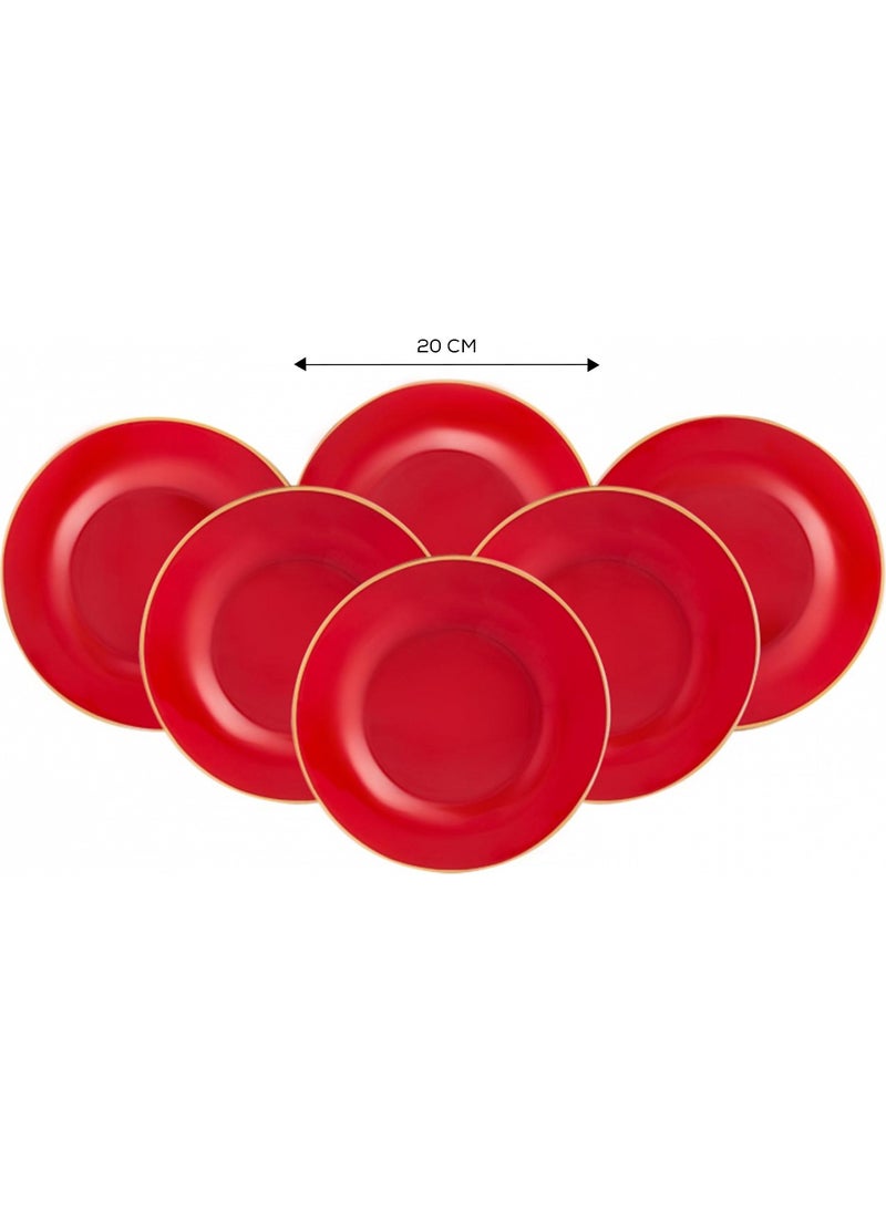 Retro Red 6 Piece Cake Set - pzsku/Z9B58863C7FD0F1CBD5BBZ/45/_/1729217647/368537b9-5b2e-4df2-8555-2e9f0bcc4f28