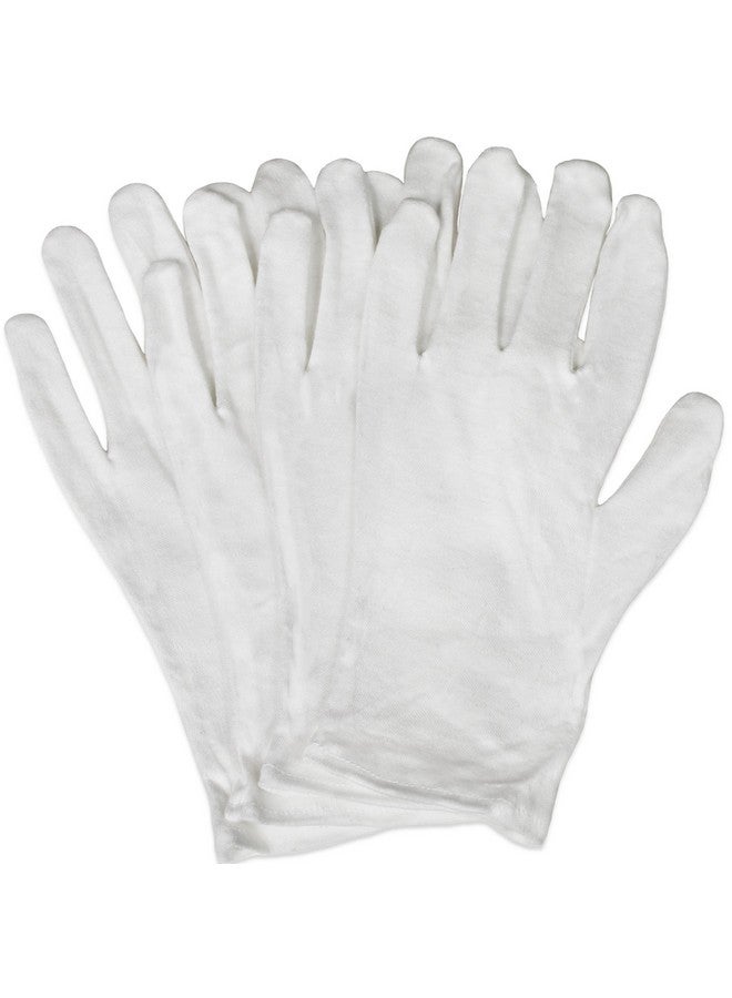 Eurow قفازات تجميلية مرطبة من قطن يوروب بيضاء - عبوة 2 - Image 2