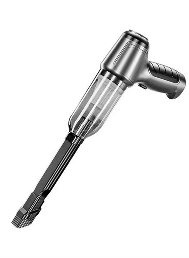 Portable Car Dual-use Cordless Vacuum Cleaner, Home Multi-function 19000pa Strong Suction Handheld Blowers (120W 35500Rpm USB Rechargeable) - Image 1