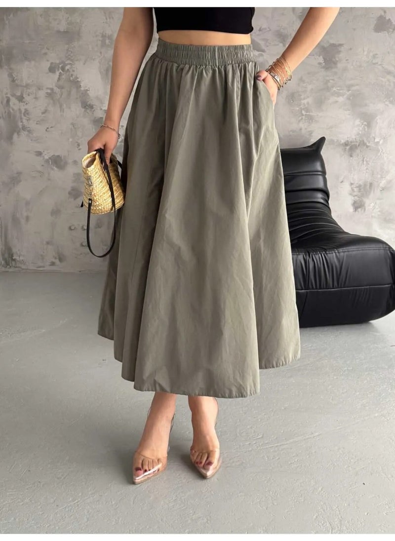 Women's Clothing Parachute Fabric Long Skirt - pzsku/Z9B5897527296C6081FEDZ/45/_/1733933743/e220f57c-521c-43bc-9191-fa656af5e436