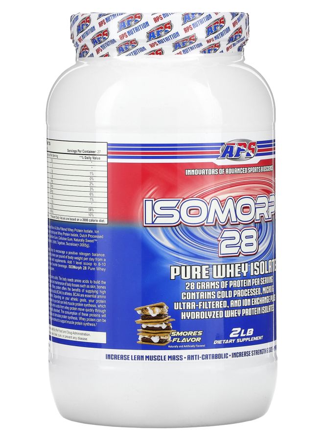 APS Isomorph 28 Pure Whey Isolate Smores 2 lb - Image 2