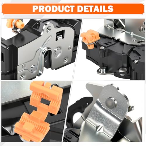 Yikesai Door Lock Latch Actuator Front Left Driver Side Compatible with 2007 2008 2009 2010 2011 2012 2013 2014 Chevy Silverado, Suburban, Avalanche, Tahoe GMC Sierra, Yukon XL Cadillac Escalade ESV EXT - Image 5
