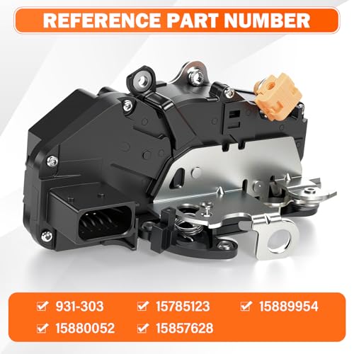Yikesai Door Lock Latch Actuator Front Left Driver Side Compatible with 2007 2008 2009 2010 2011 2012 2013 2014 Chevy Silverado, Suburban, Avalanche, Tahoe GMC Sierra, Yukon XL Cadillac Escalade ESV EXT - Image 4