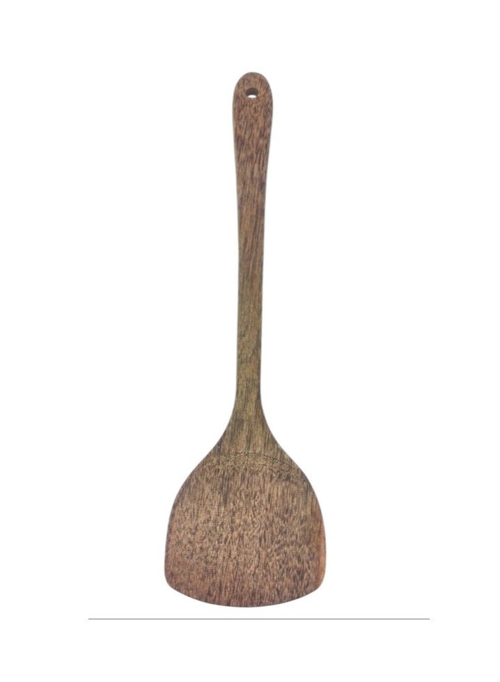 AKDC Wooden Turner Kitchen Cooking Utensil Olivewood Swizzle Stick Wood-39cmX9.5cm - Image 1