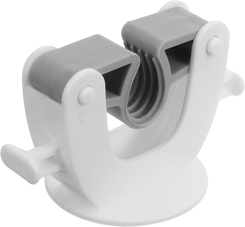 2 قطعة من المشبك الثقيل للممسحة القابلة للضرب مثبت على الحائط منظم للتخزين في الحمام والمطبخ - Image 4