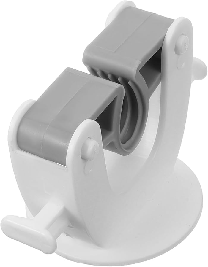 2 قطعة من المشبك الثقيل للممسحة القابلة للضرب مثبت على الحائط منظم للتخزين في الحمام والمطبخ - Image 3