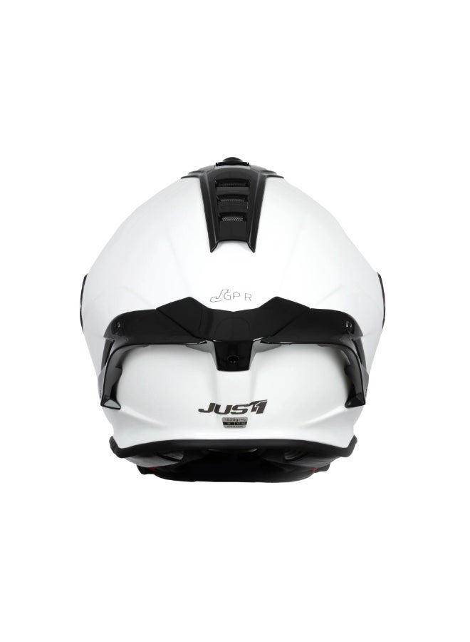 JUST 1 Full Face GPRF Solid White Helmet (ECE) - 680028 - Image 5