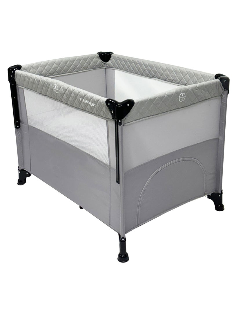 FUN MOMENT Multifunctional Portable Crib Foldable Double-Layer portable crib and folding crib for little baby  - Image 5