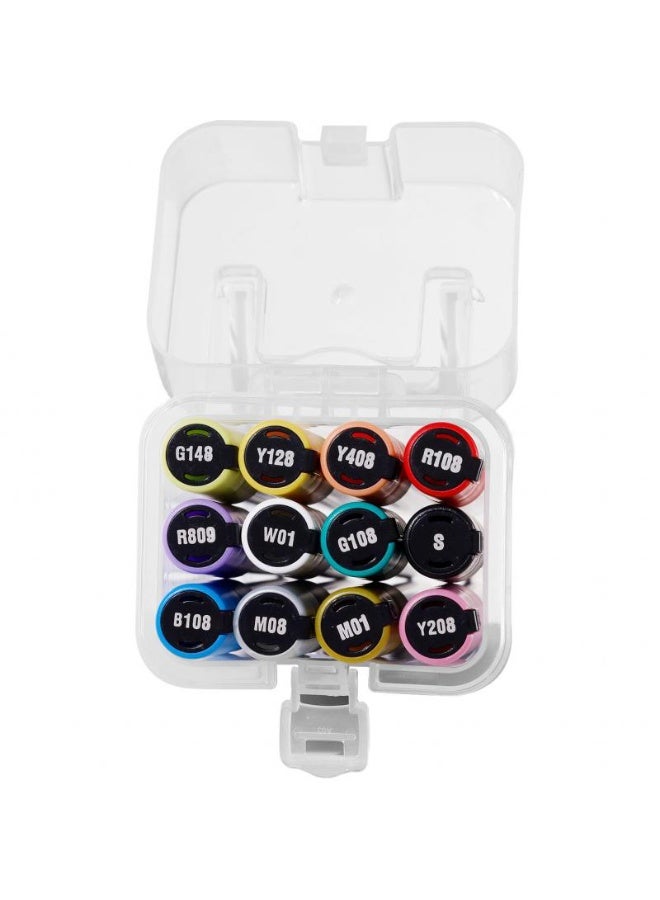 ROCO Acrylic Paint Marker Graphic Pen Set of 12 Colors - Image 4