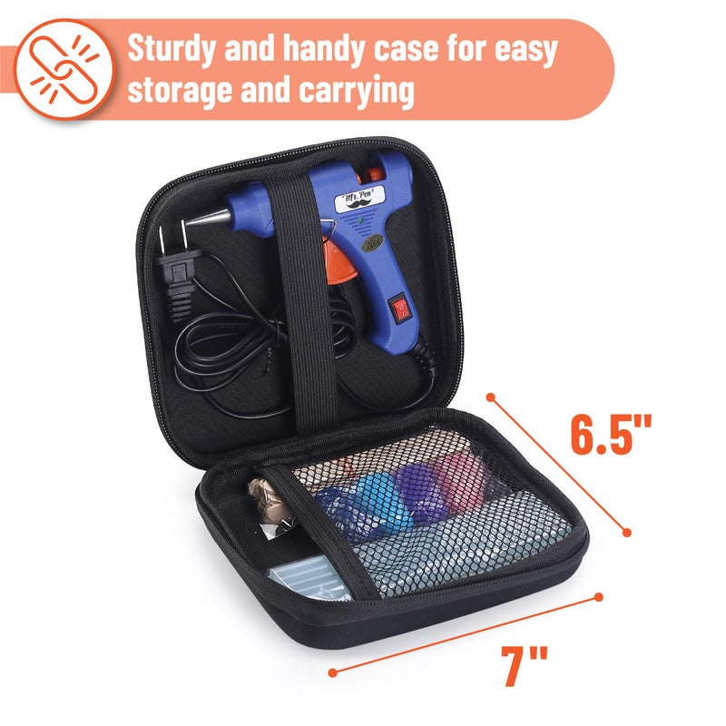 Mr. Pen- Mini Hot Glue Gun Kit with 20 Glue Sticks and 20 Popsicle Sticks & 8 Finger Protector - Fast Preheating Hot Melt Gun, High Temp for School Crafts DIY Arts and Quick Home Repairs - Image 5