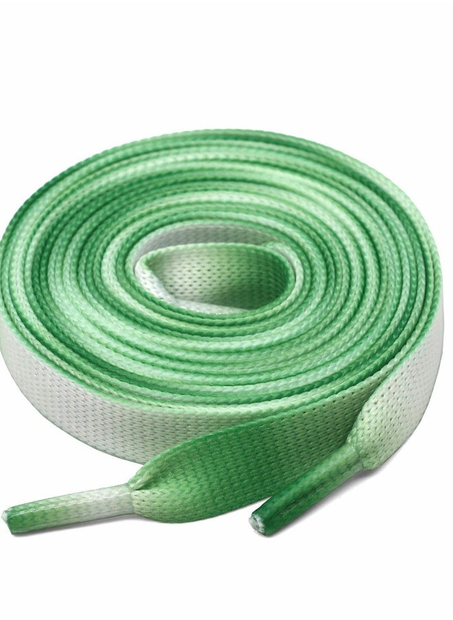 Generic - 2 Pair Flat Shoe Laces 2/5" Wide Shoelaces for Athletic Running Sneakers Shoes Boot Strings - Image 1