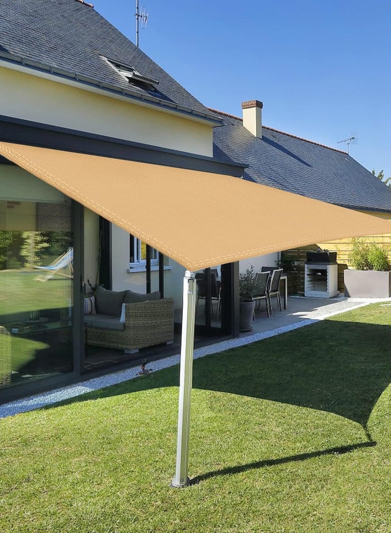 مظلة واقية من الشمس مقاومة للماء مقاس 3 × 4 متر من صنيلاكس، مظلات رملية مستطيلة للحماية من الأشعة فوق البنفسجية للشرفة الخارجية والتعريشة والحديقة والشرفات - Image 1