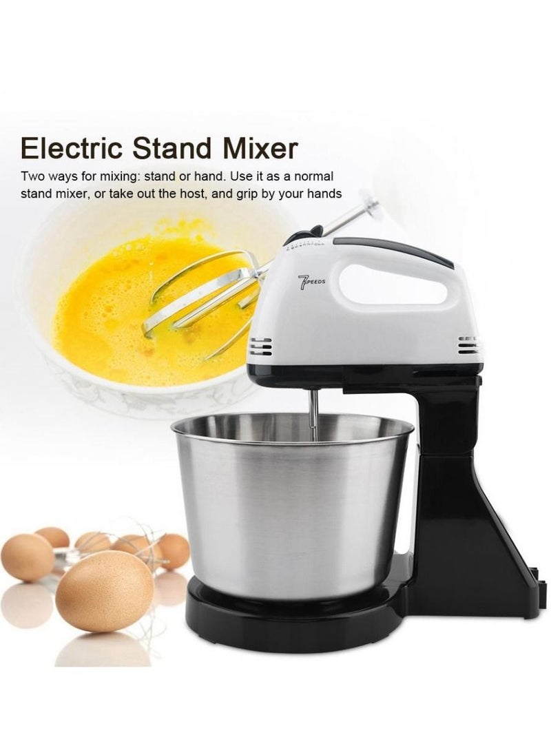 Scarlett - Multifunctional Food Mixer Kitchen Electric Mixer Machine With Stand Stainless Steel Dough Hooks And Beating Mixer 7 Speed - Image 1