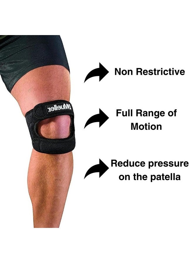 MUELLER Sports Medicine Adjustable Max Knee Single Strap, Knee Pain Relief Support for Men and Women, Ideal for Osgood-Schlatter's, Runner's Knee, Patellar Tendinitis, Black, Large/X-Large - Image 4