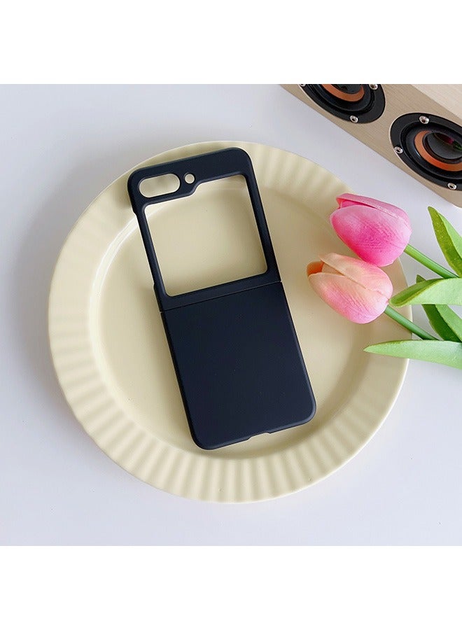 Galaxy Z Flip 5 Case Cover, Ultra-Thin Anti-Drop Shockproof Protective Phone Case Hard PC Hard Cover for Samsung Galaxy Z Flip5 5G (Black) - Image 3