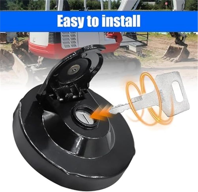 QASULER Fuel Tank Cap for Takeuchi Excavators - Image 5