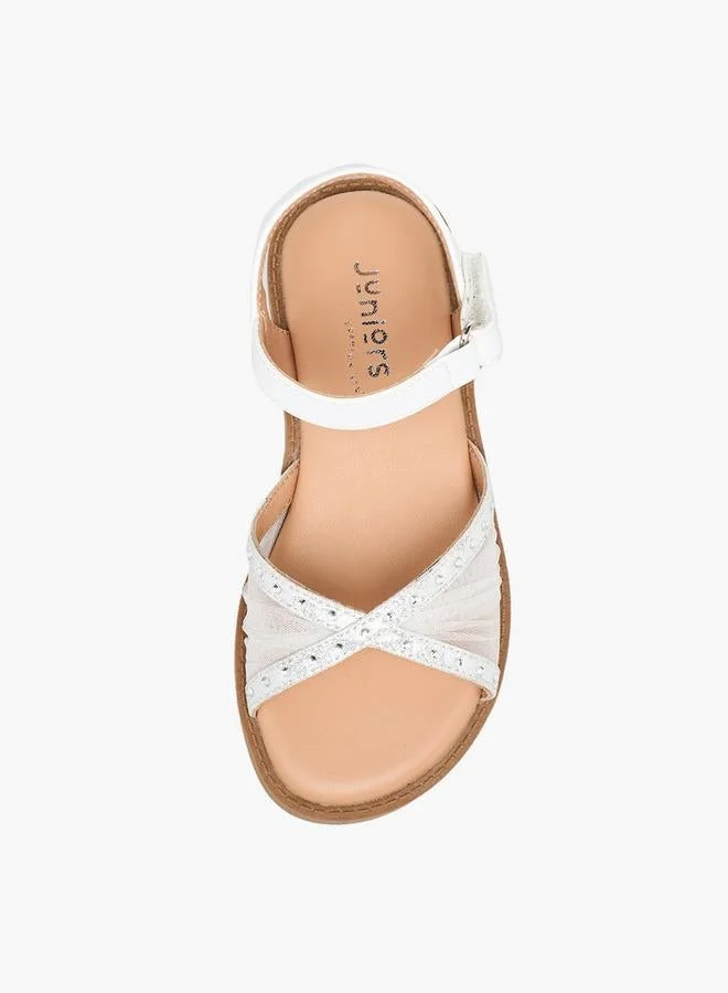 Juniors Girls Hook & Loop Sandals