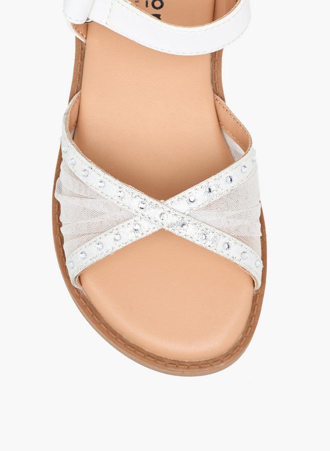 JUNIORS Girls Hook & Loop Sandals - Image 4