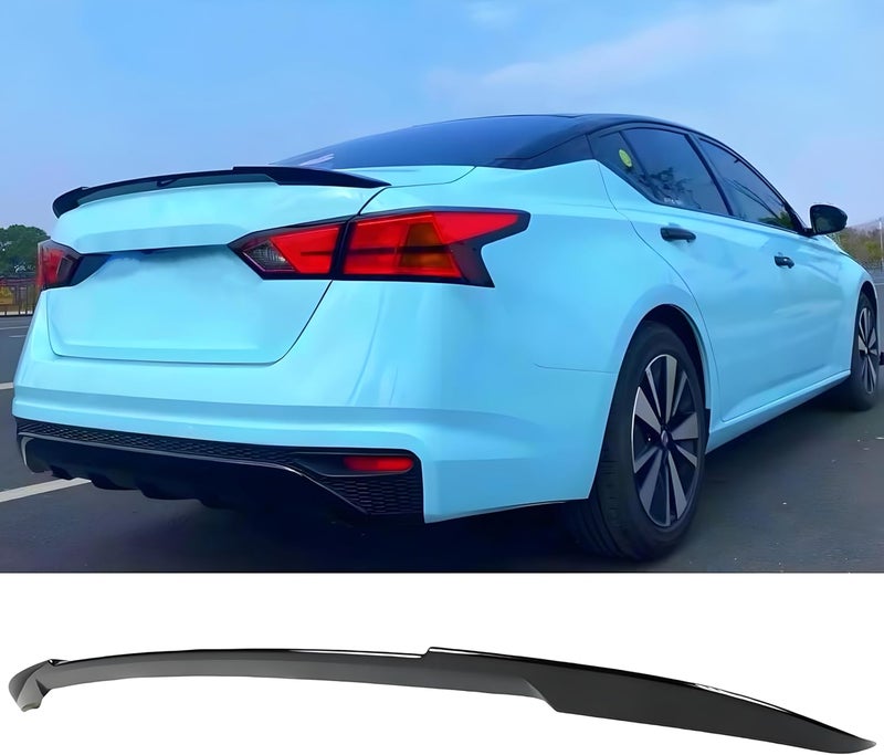 MUTUSAISI Blade Style Painted Black Rear Trunk Spoiler Wing Lip for Nissan Altima 2019-2024 - Image 1