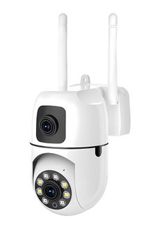 Generic RUBO Safe Live Camera Dual-Lens Indoor Camera, 2MP 360° Dual Lens Smart Security Camera, WiFi Wireless Indoor Security Camera, Motion Tracking, Dual-Screen Display/Audio, Phone Alerts  - Image 1