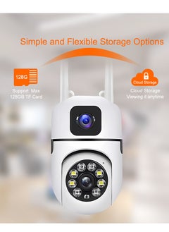 Generic RUBO Safe Live Camera Dual-Lens Indoor Camera, 2MP 360° Dual Lens Smart Security Camera, WiFi Wireless Indoor Security Camera, Motion Tracking, Dual-Screen Display/Audio, Phone Alerts  - Image 4