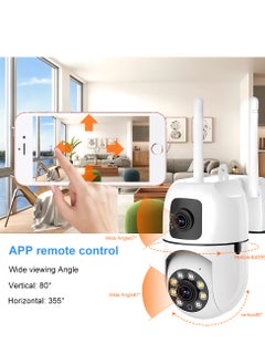 Generic RUBO Safe Live Camera Dual-Lens Indoor Camera, 2MP 360° Dual Lens Smart Security Camera, WiFi Wireless Indoor Security Camera, Motion Tracking, Dual-Screen Display/Audio, Phone Alerts  - Image 5