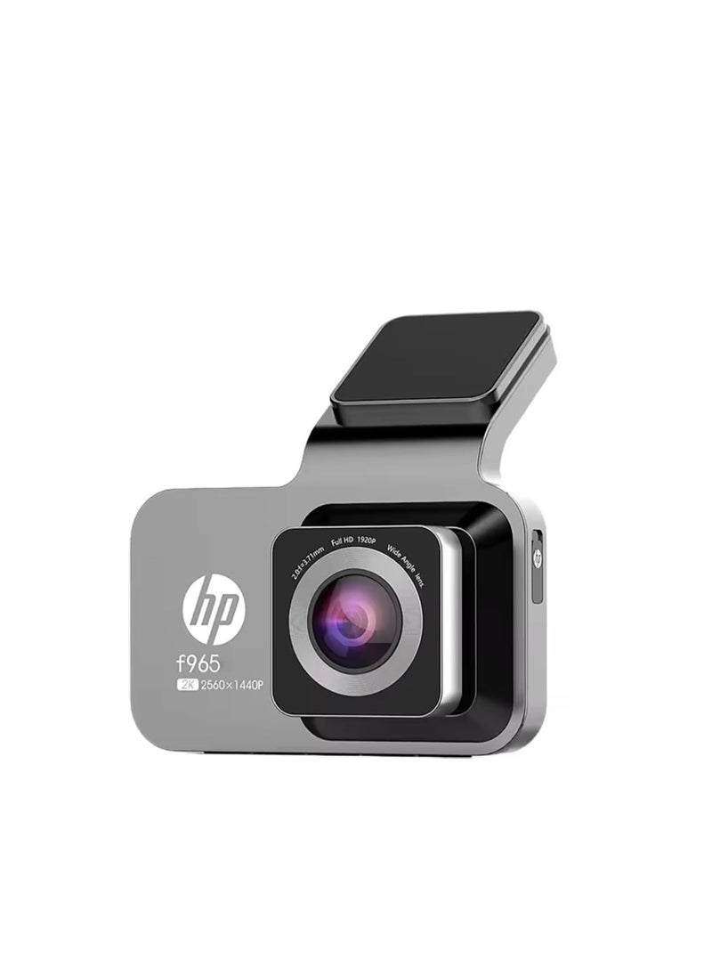 HP - HP Car Camera Dash Cam 2k UHD Night Vision WiFi DVR Video Loop Video Parking Monitor Car Dashcam Auto Dashcam 2k - Image 1