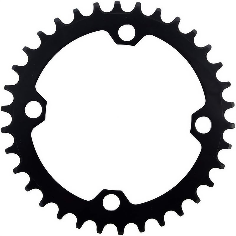 YBEKI Pro-Grade 104BCD Chainring (30-52T) CNC 7075-T6 Aluminum Narrow-Wide MTB/Road Round Oval Bike Chainwheel | Shimano/SRAM 8-11 Speed Compatible | 573MPa Strength (Black Round, 36T) - Image 2