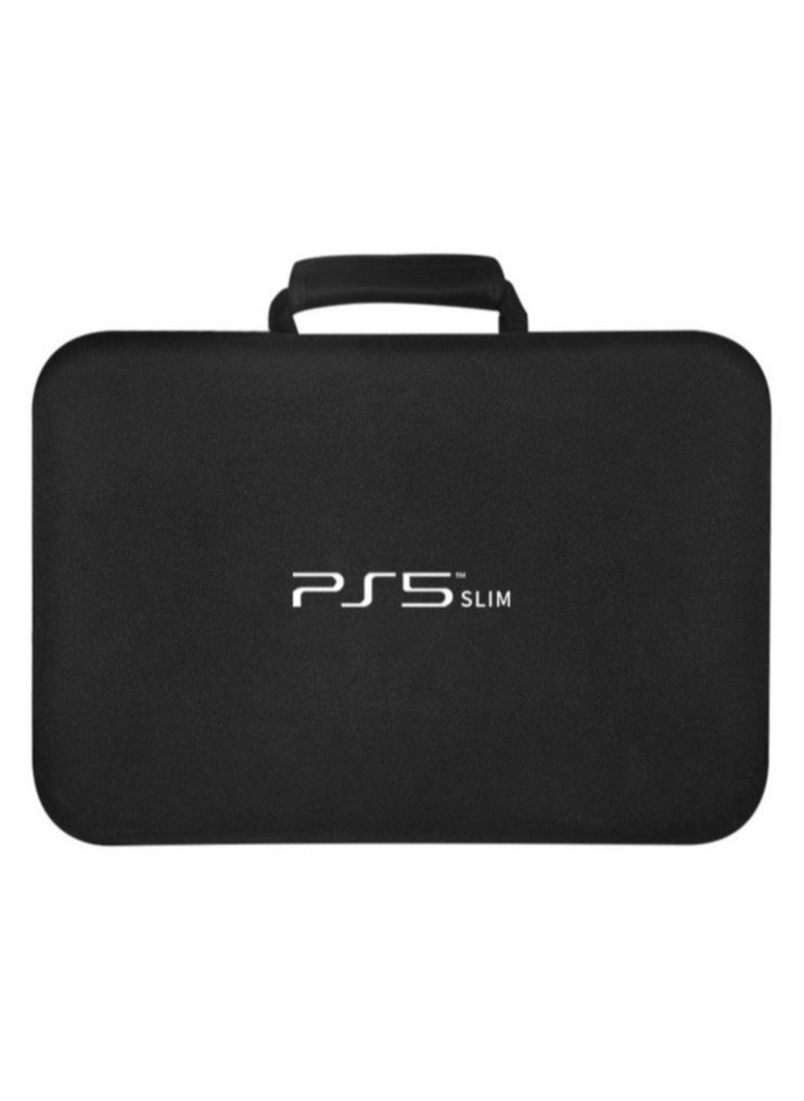 XICEN Protective Travel Bag for PS5 Slim Console,Hard Shell Bag For PS5 (Black)  - Image 1