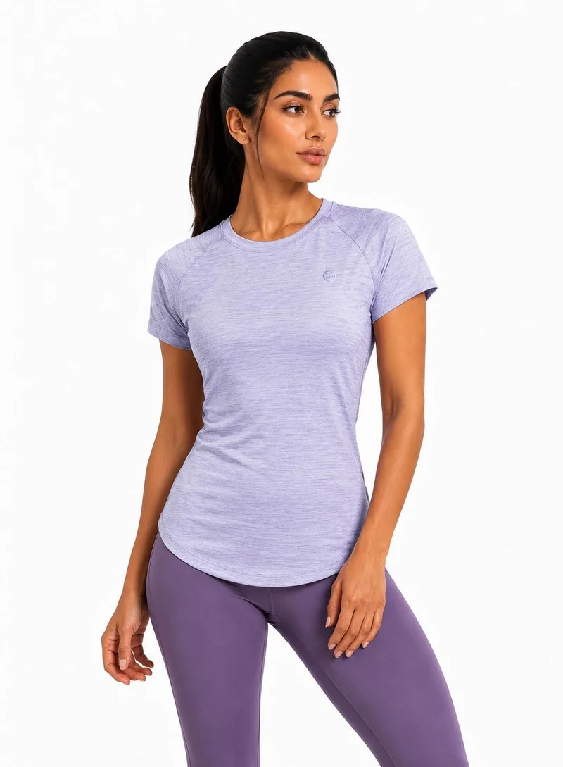 بريما إيس نسائي T-Shirt عشاق الجيم بريميوم Purple