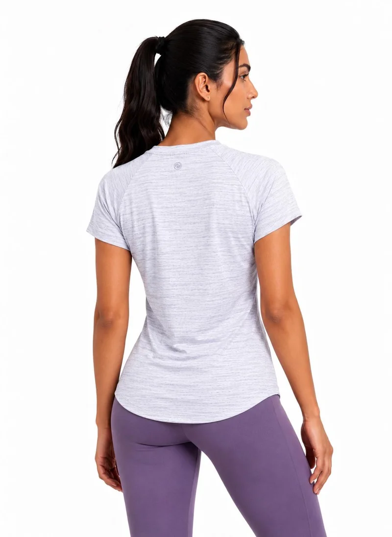 Prima Ace Women's T-Shirt Gym Addict Premium Purple