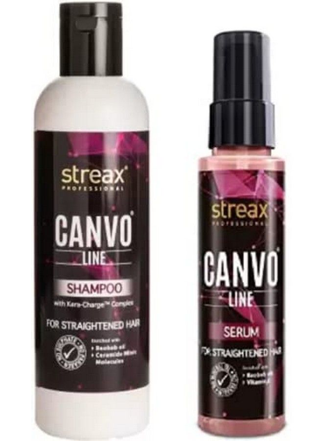 Streax Professional Canvo Line Shampoo (250Ml) With Serum (100Ml) (2 Items In The Set) - Image 2