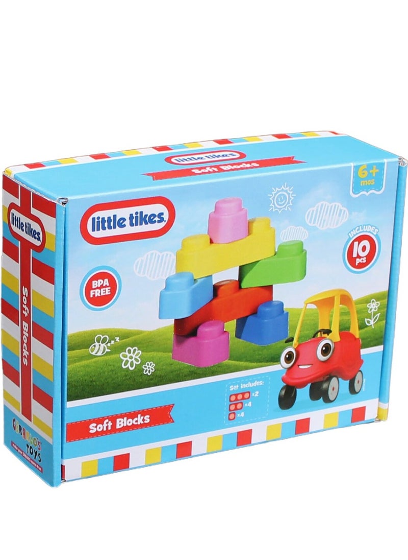 little tikes Little Tikes Soft Blocks - 10pc Set  - Image 1