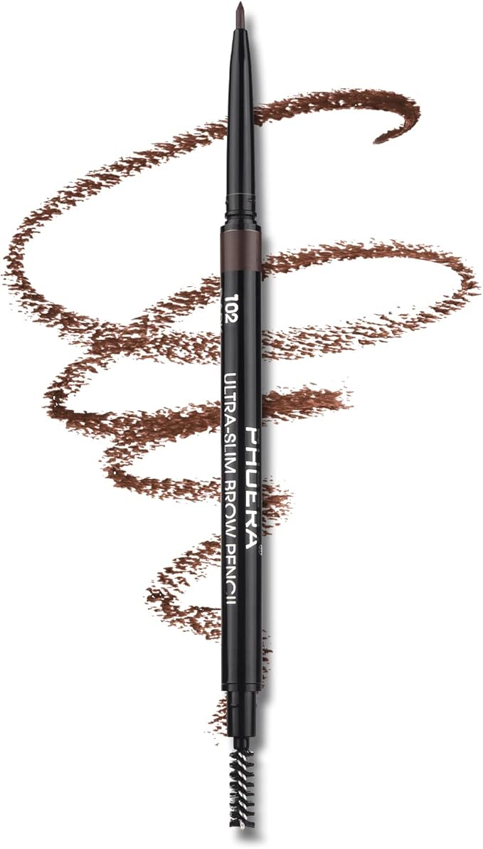 Anglicolor Natural Look Eyebrow Pencil LongLasting Waterproof Precise Application Vegan CrueltyFree 008g 104Dark Brunette - Image 1