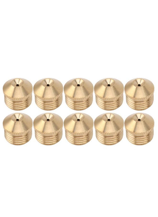 Thoraya - 10pcs Brass Misting Nozzles Fog Sprinkler Head for Factory Site Coal Mine Garden Lawn Cooling System G1/2 Inch - Image 1