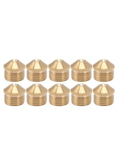 10pcs Brass Misting Nozzles Fog Sprinkler Head for Factory Site Coal Mine Garden Lawn Cooling System G1/2 Inch