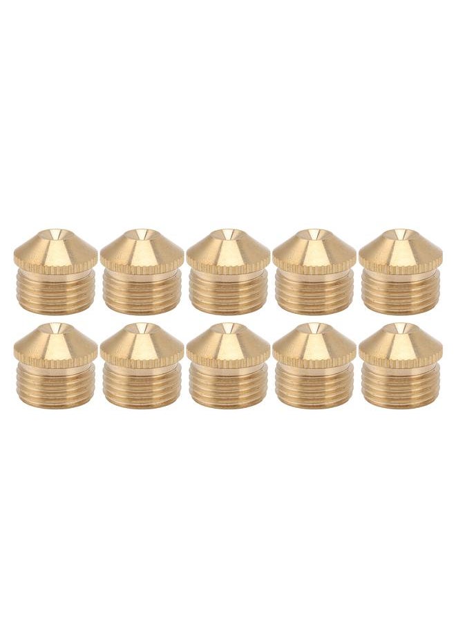 Thoraya - 10pcs Brass Misting Nozzles Fog Sprinkler Head for Factory Site Coal Mine Garden Lawn Cooling System G1/2 Inch - Image 1