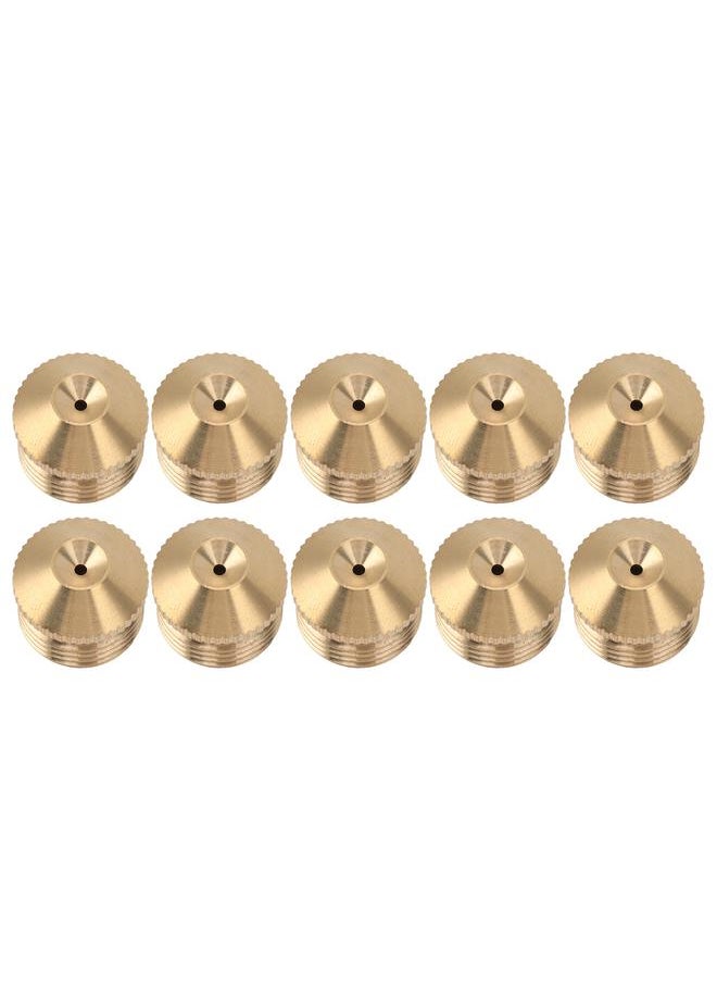Thoraya - 10pcs Brass Misting Nozzles Fog Sprinkler Head for Factory Site Coal Mine Garden Lawn Cooling System G1/2 Inch - Image 1