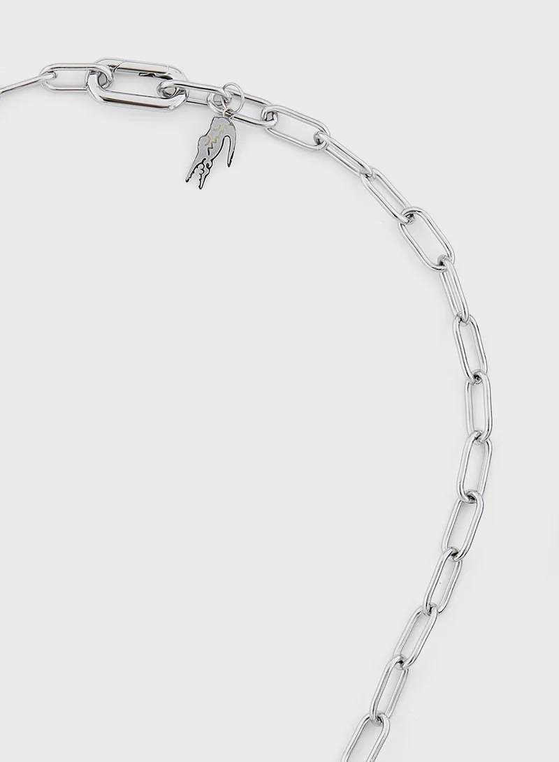 LACOSTE Sterling Heart Necklace