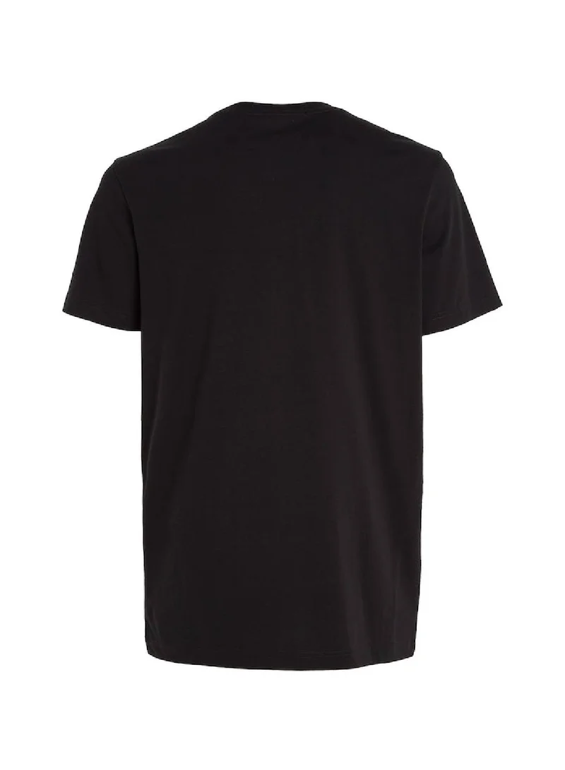 Calvin Klein Jeans Men's Cotton Monogram T-Shirt -  cotton jersey, Black