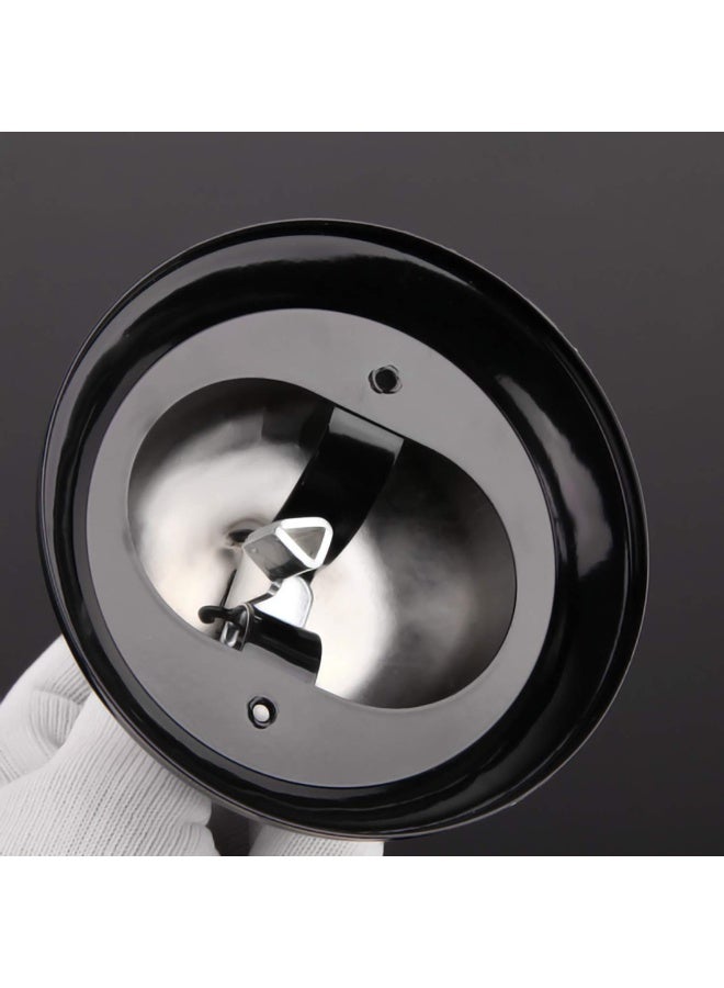 DL Call Bell 2 Packs 3.35 Inch Diameter With Metal Anti Rust Construction Ringing Durable Desk Bell Service Bell For Hotels Schools Restaurants Reception Areas Hospitals Warehouses Silver - Image 4