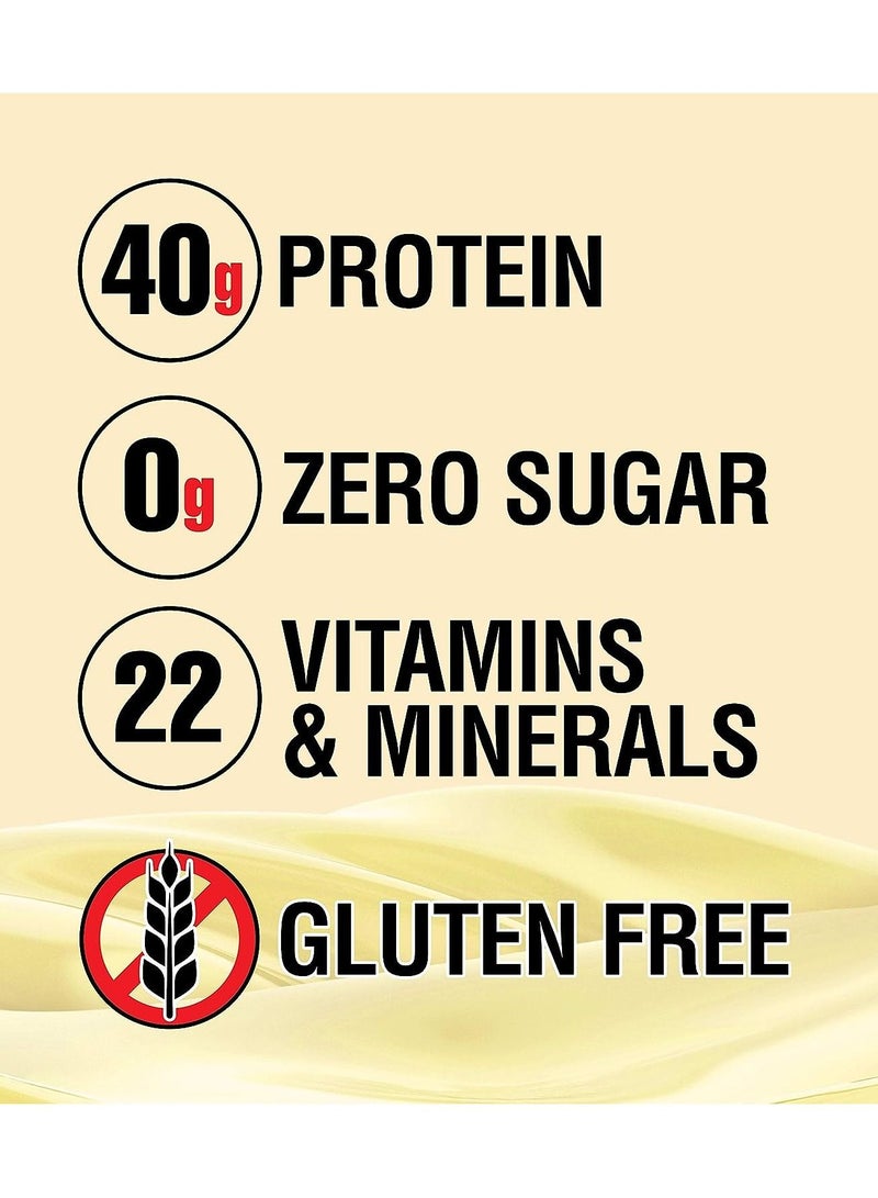 لابرادا ميلك شيك بروتين جاهز للشرب من لابرادا لين بودي (بنكهة الفانيليا) (500 مل) - عبوة من 12 قطعة - Image 3