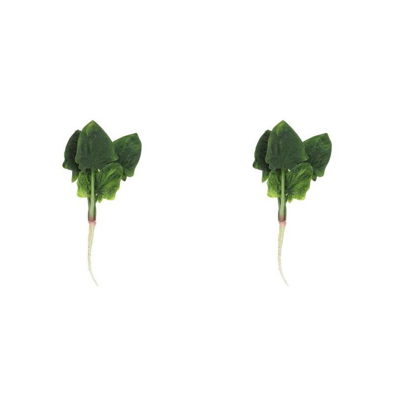 2pcs Realistic Artificial Fake Vegetables Lifelike Decorative Food Set Faux Veggies For Home Kitchen Decor Set Photo Props - Image 1