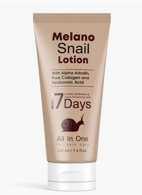 Snail Lotion Double Whiteness and Deeply Moisturizing Within 7 Days 220 ml