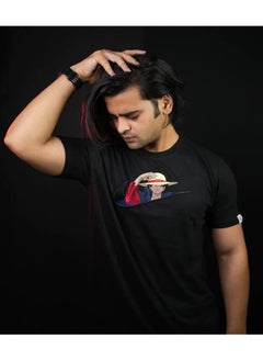 MERCH One Piece Monkey Luffy Embriodery Swoosh T-Shirt  - Image 5