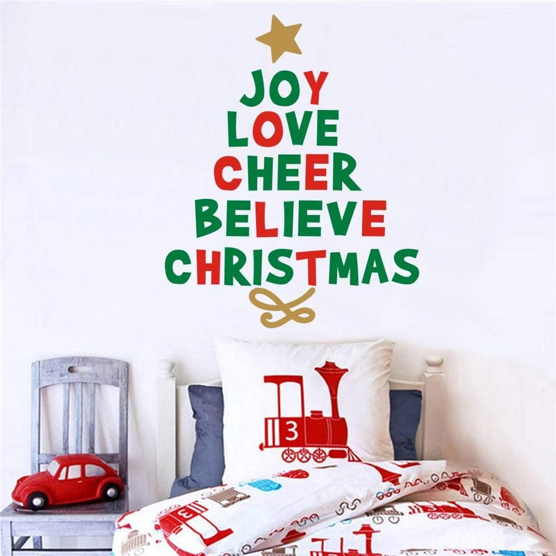 IARTTOP Crayon Christmas Quote Decal - Image 1