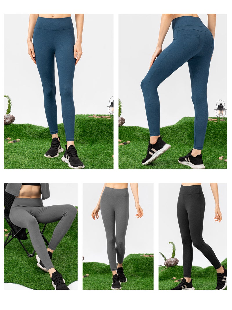 Women Sports Leggings with Pocket Tight Sportwear for Yoga Running Workout - Image 3